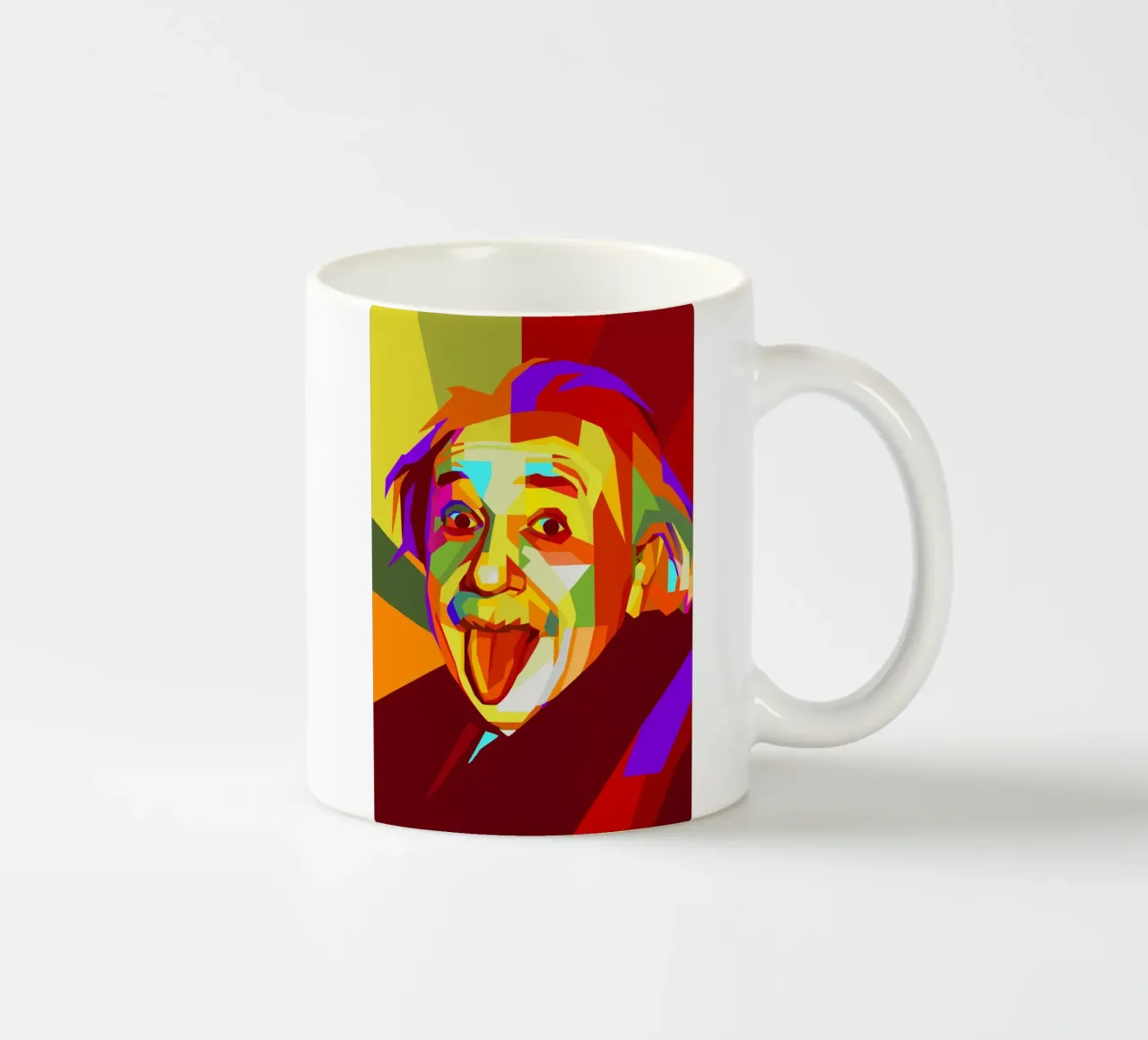 einstein retro pop art wpap mug en céramique de aiswa
