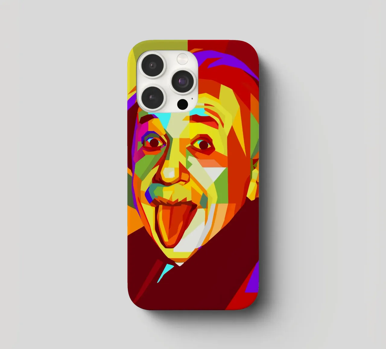 einstein retro pop art wpap cover iphone da aiswa