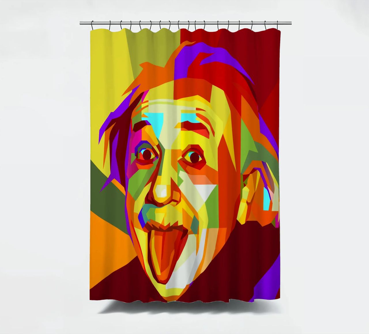 einstein retro pop art wpap tenda da doccia da aiswa