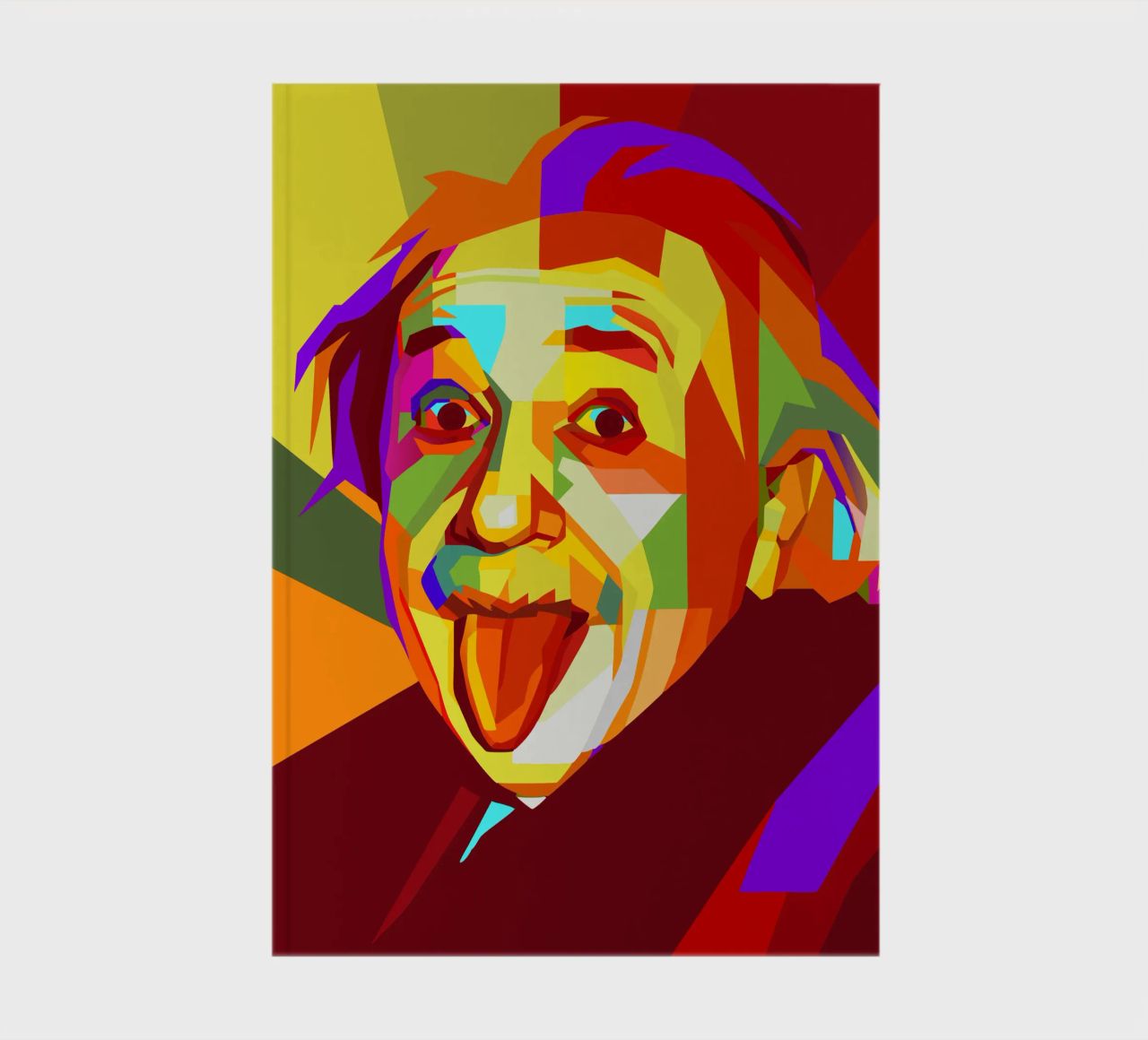 einstein retro pop art wpap diario da aiswa