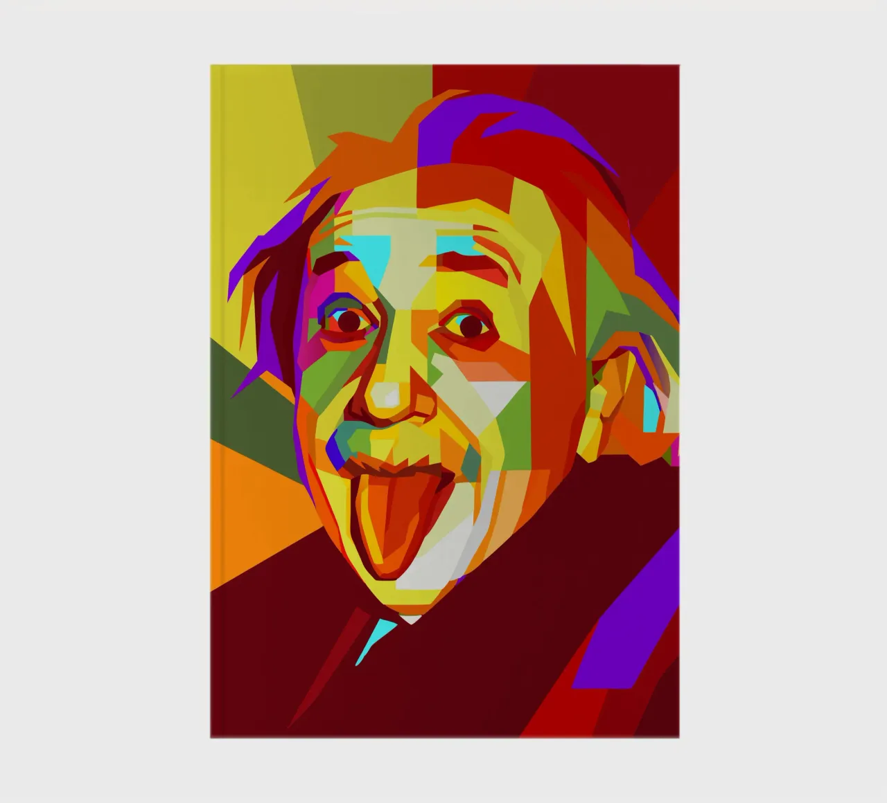 einstein retro pop art wpap carnet de notes de aiswa