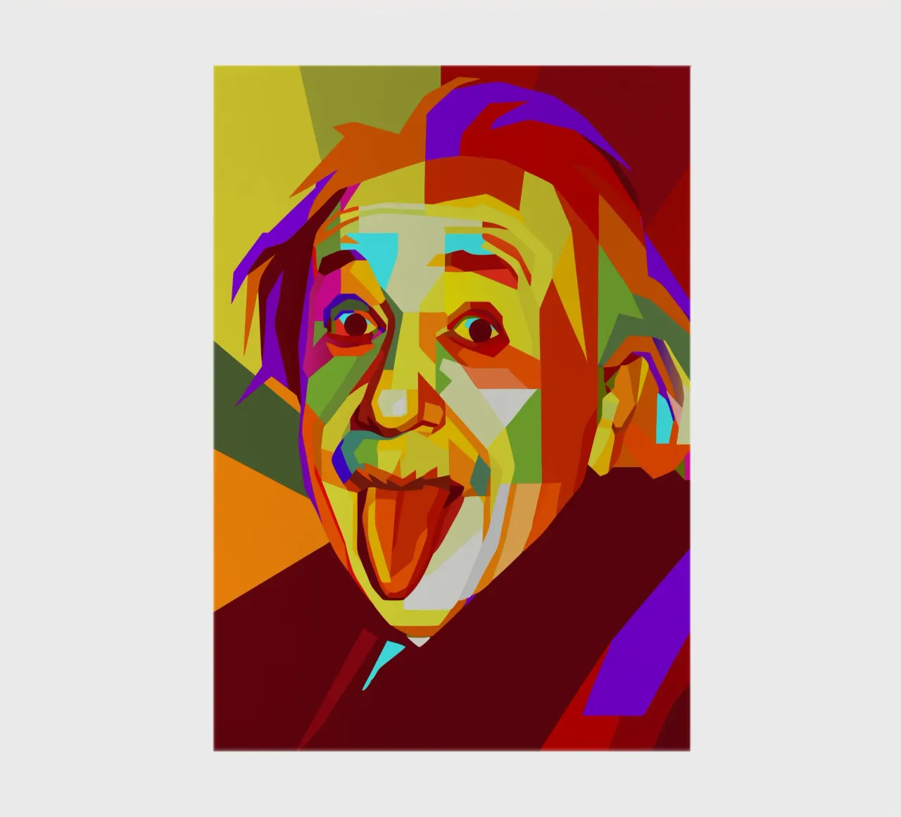 einstein retro pop art wpap notebook by aiswa