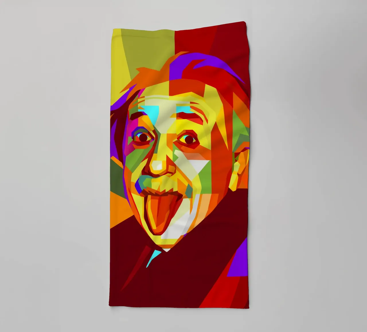 einstein retro pop art wpap asciugamano da bagno da aiswa