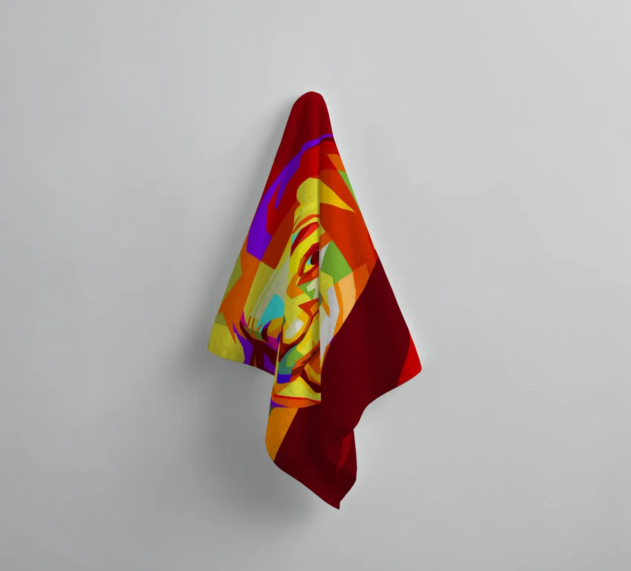 einstein retro pop art wpap asciugamano da bagno da aiswa