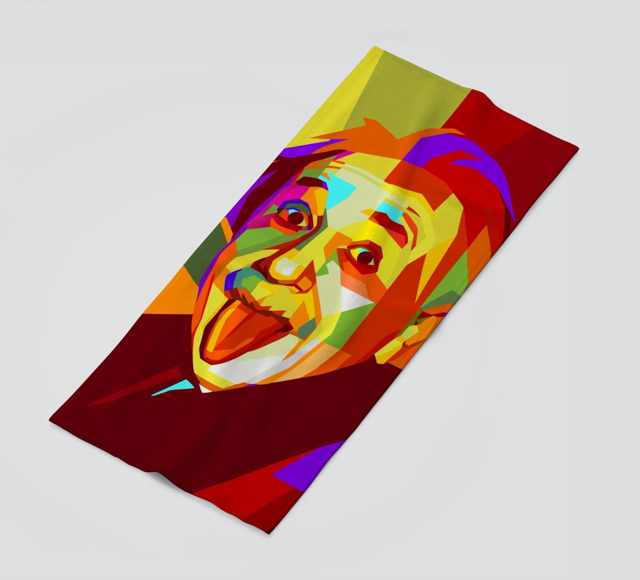 einstein retro pop art wpap telo mare da aiswa