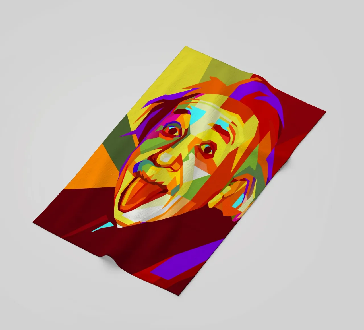 einstein retro pop art wpap telo mare da aiswa