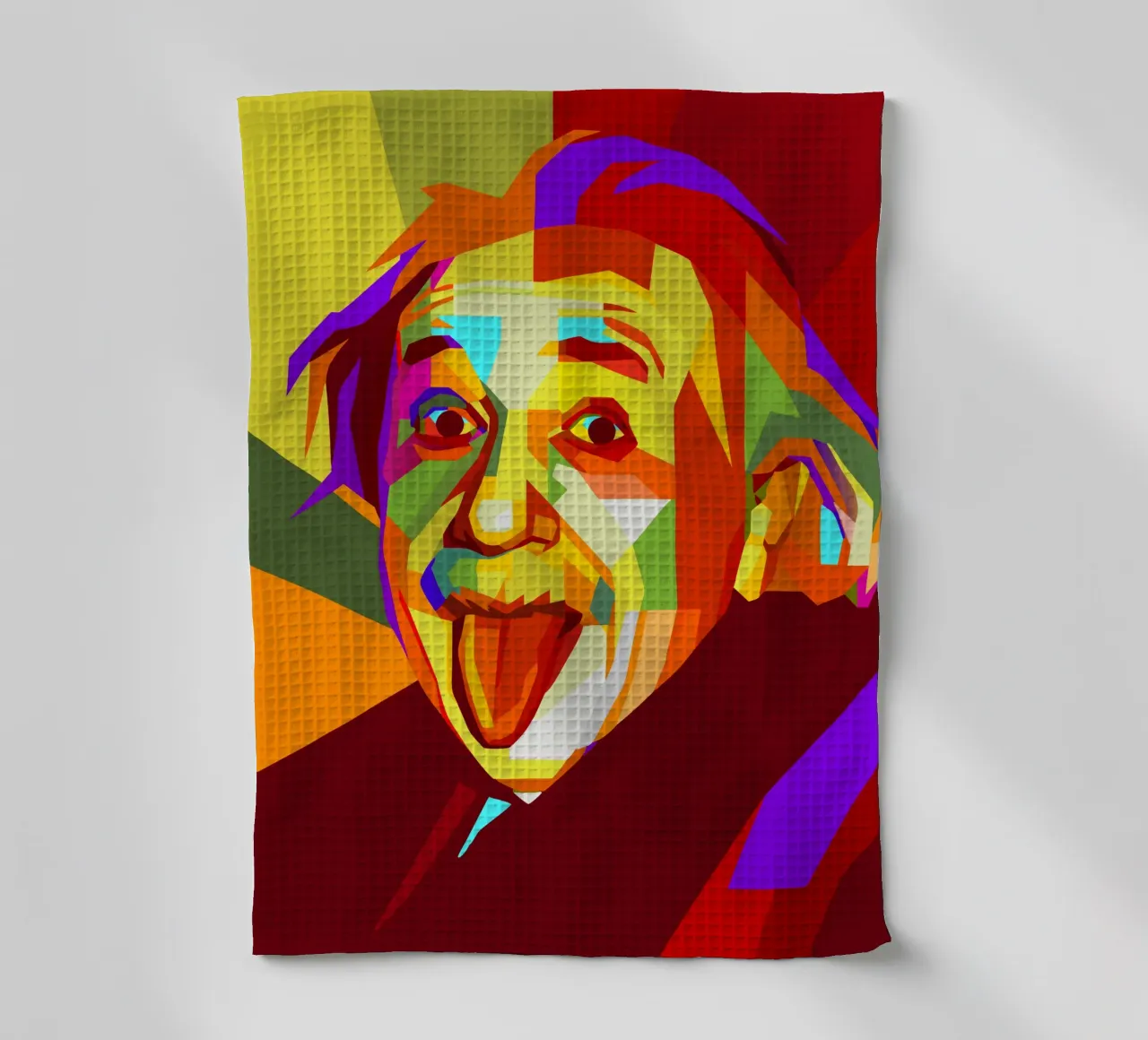 einstein retro pop kunst wpap Geschirrtuch von aiswa