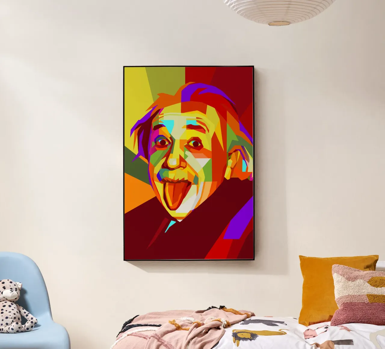 einstein retro pop kunst wpap Acryl-Glas von aiswa
