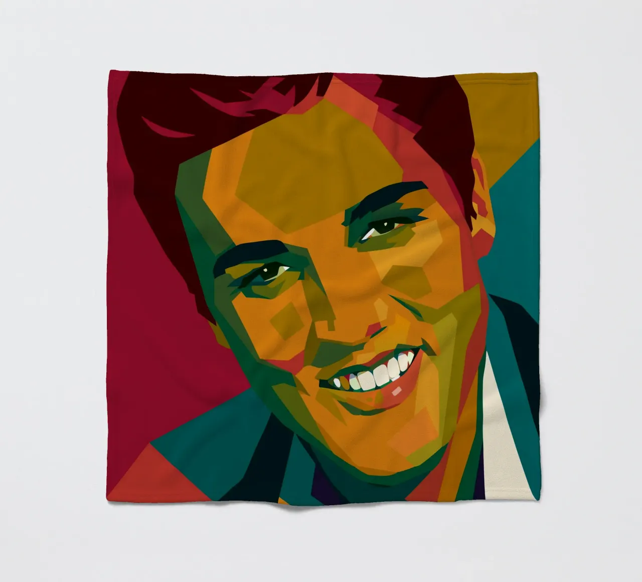 elvis retro pop art wpap coperta in pile da aiswa
