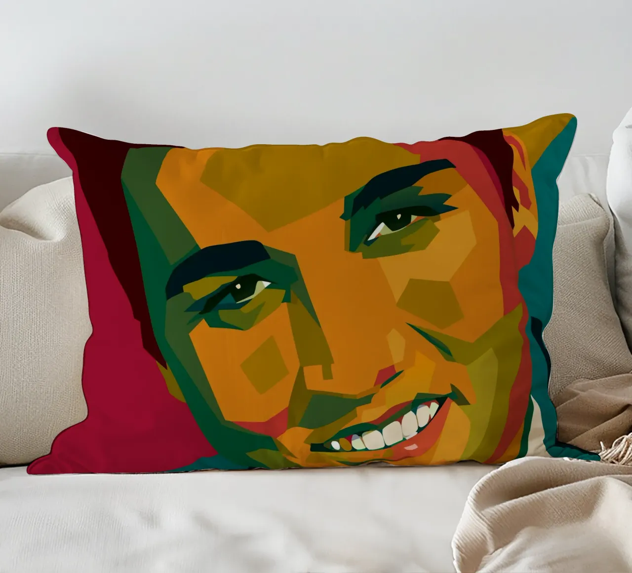 elvis retro pop art wpap cuscino da aiswa