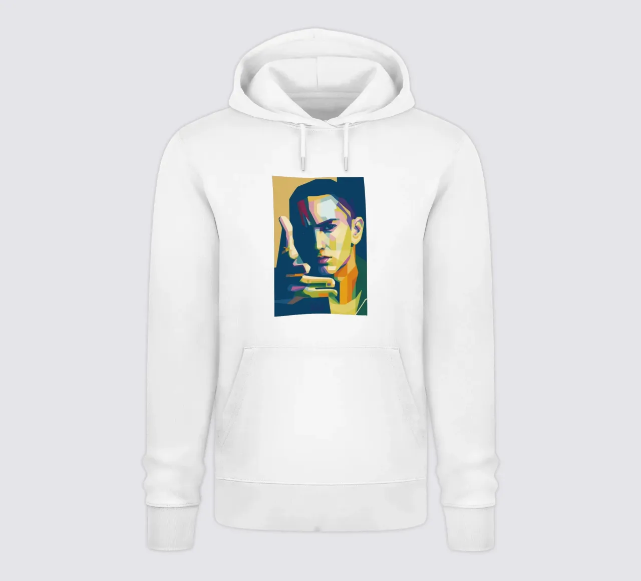 eminem retro pop art wpap felpa con cappuccio da aiswa