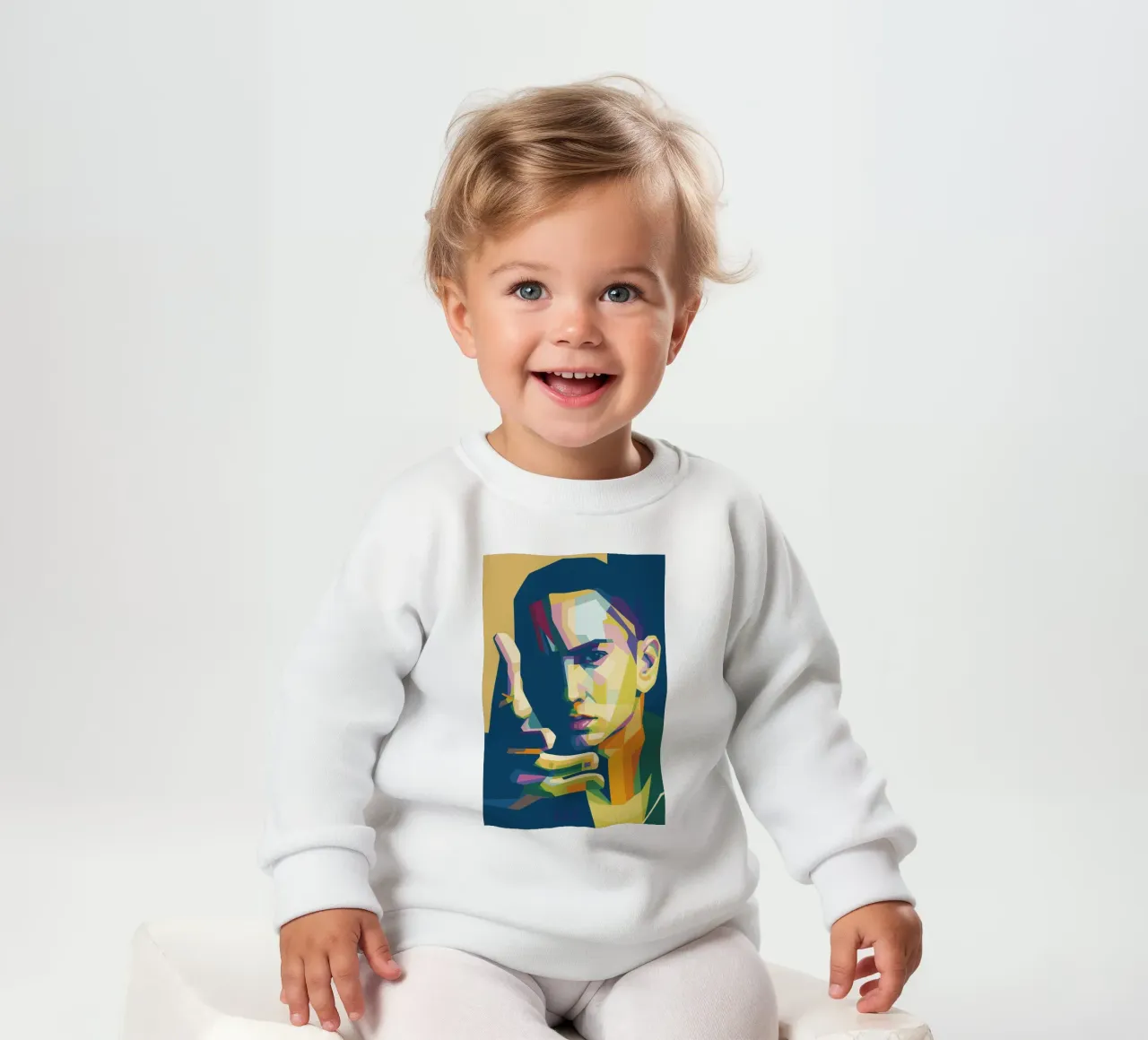 eminem retro pop art wpap felpa neonato da aiswa