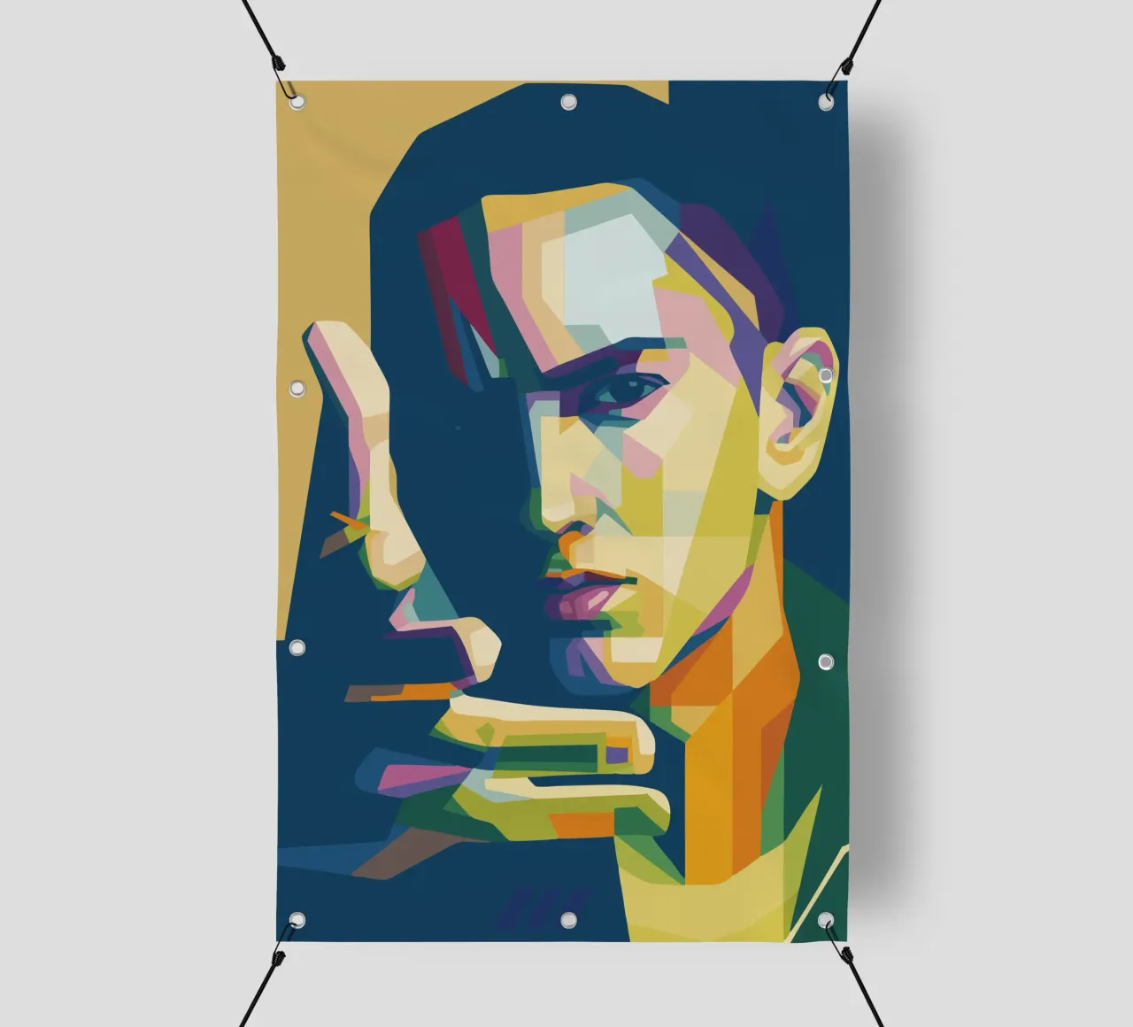 eminem retro pop art wpap telo in pvc da aiswa