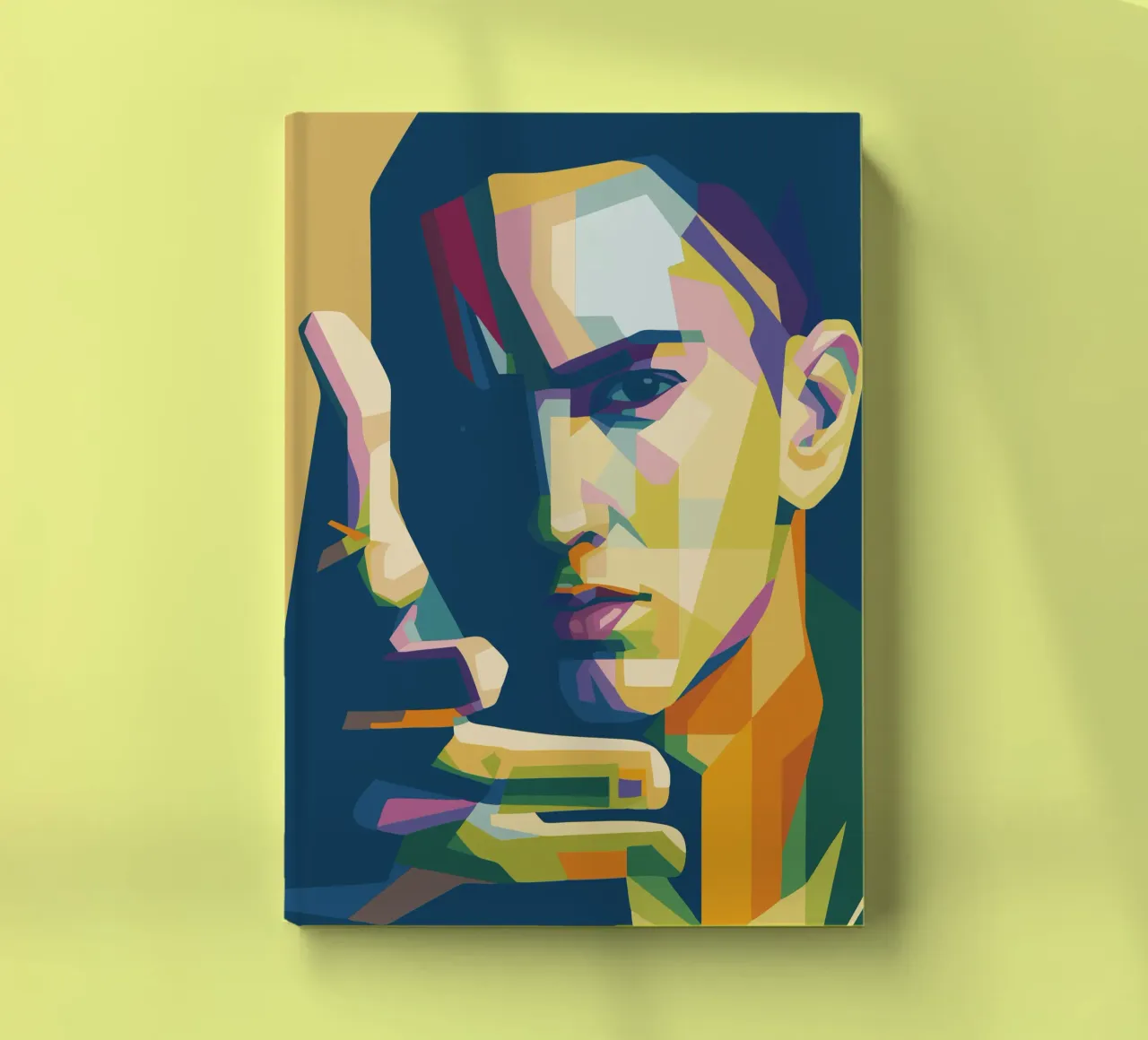 eminem retro pop art wpap notebook by aiswa