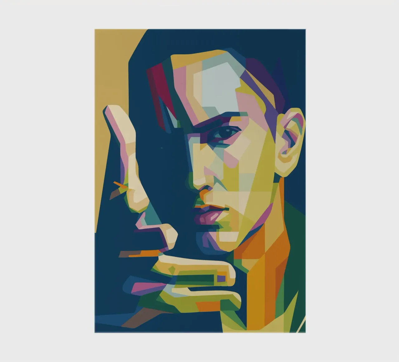 eminem retro pop art wpap notebook by aiswa