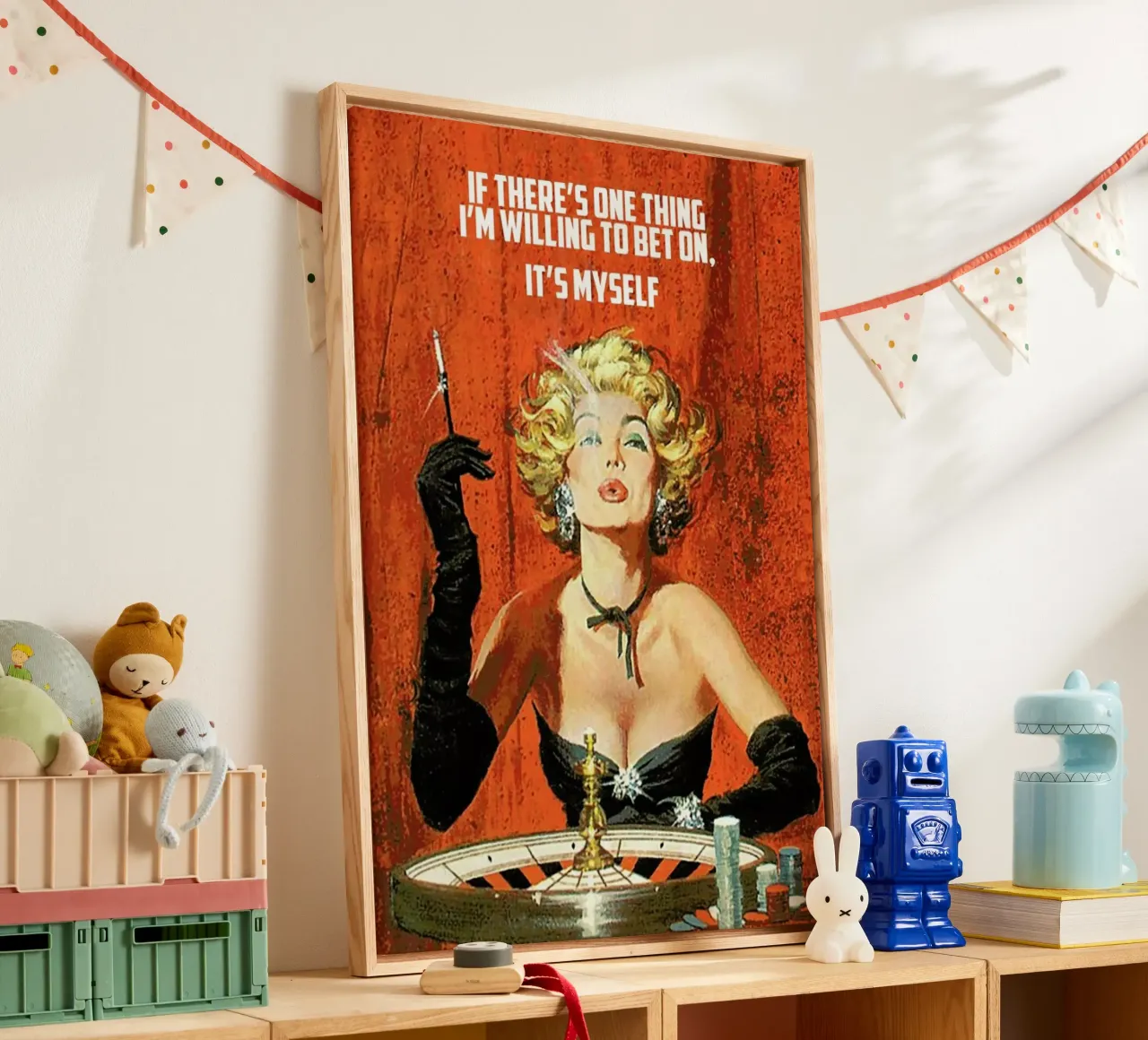 If There's One Thing tela con Cornice a cassetta da Gallery Print and Art Limited
