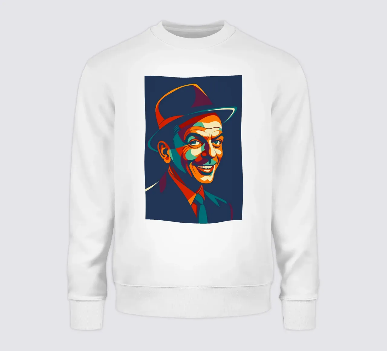 frank sinatra retro pop art wpap felpa da aiswa