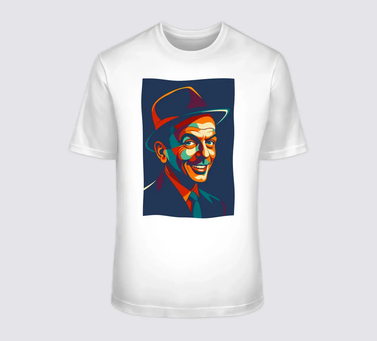 frank sinatra retro pop art wpap t-shirt da aiswa
