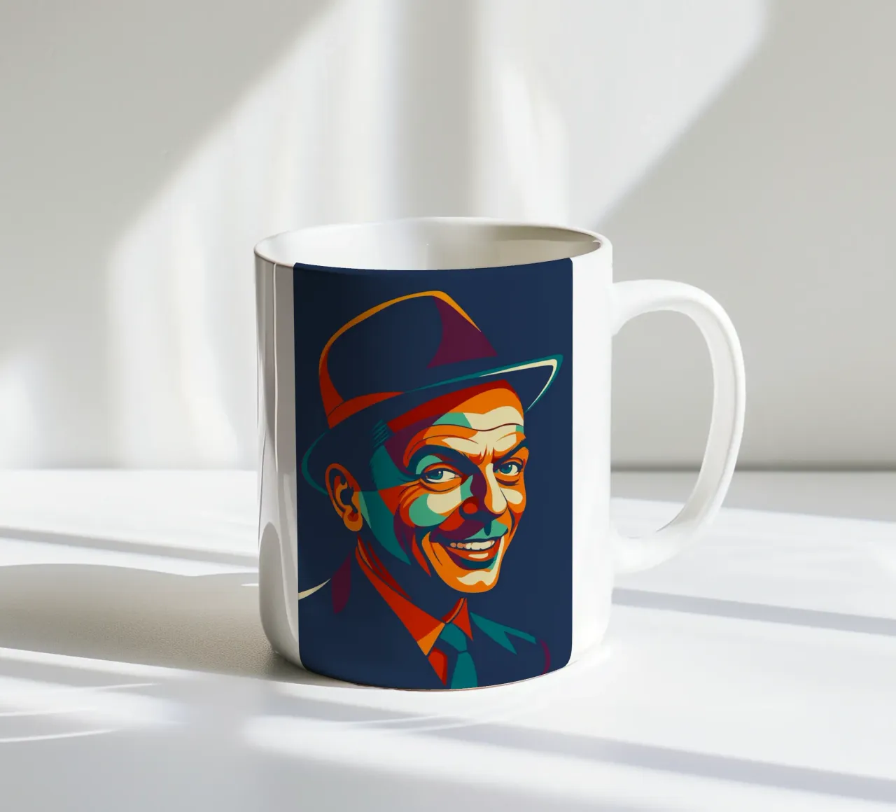 frank sinatra retro pop art wpap tazza in ceramica da aiswa