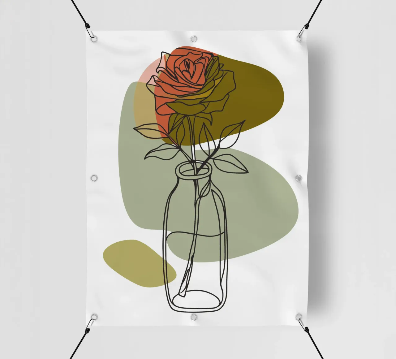 Rose minimaliste telo in pvc da RELAXING TOUCH