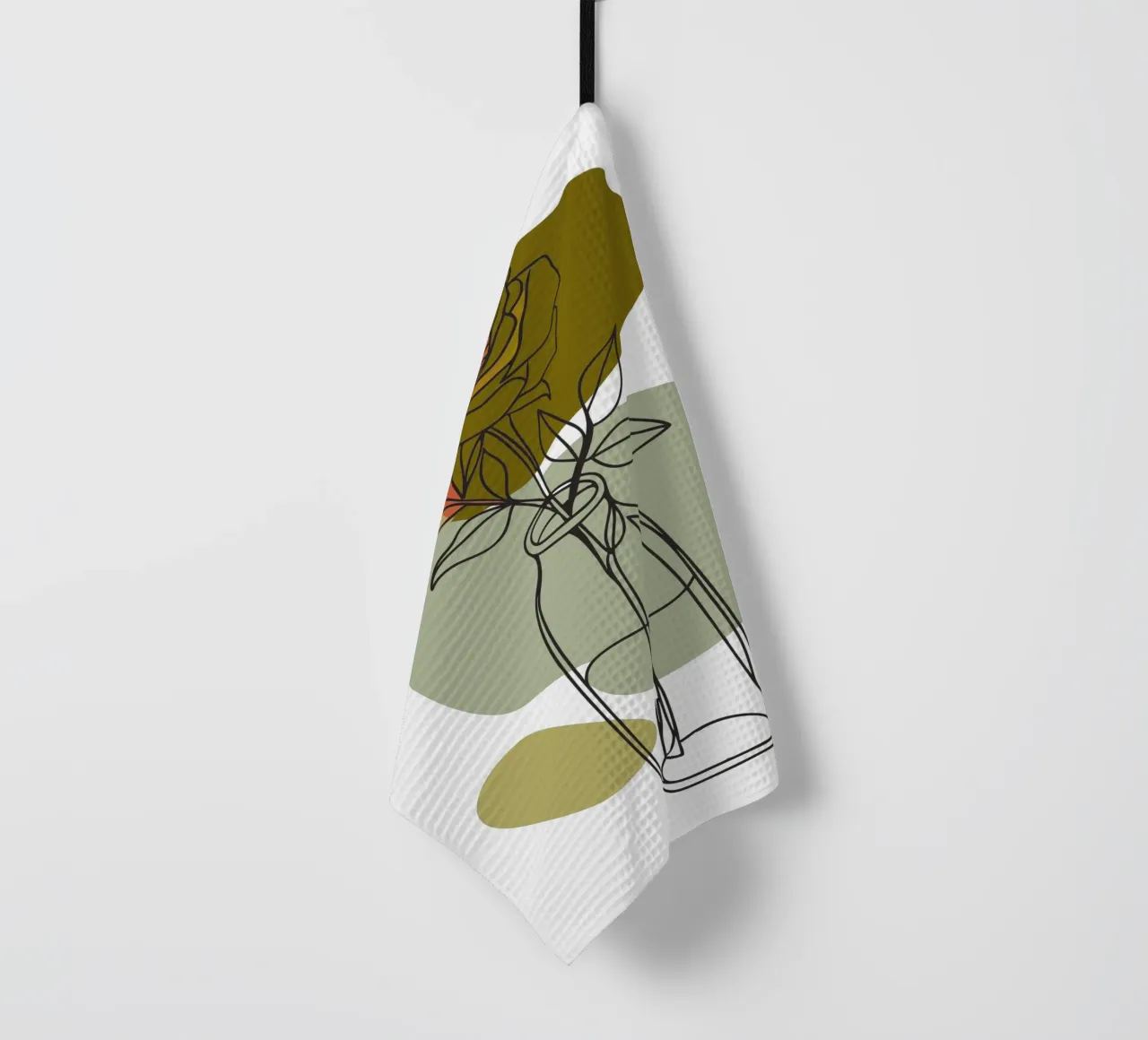Rose minimaliste canovaccio da cucina da RELAXING TOUCH