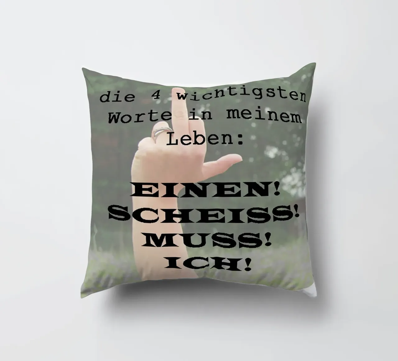 Einen Scheiss muss ich cuscino da anna-liebt