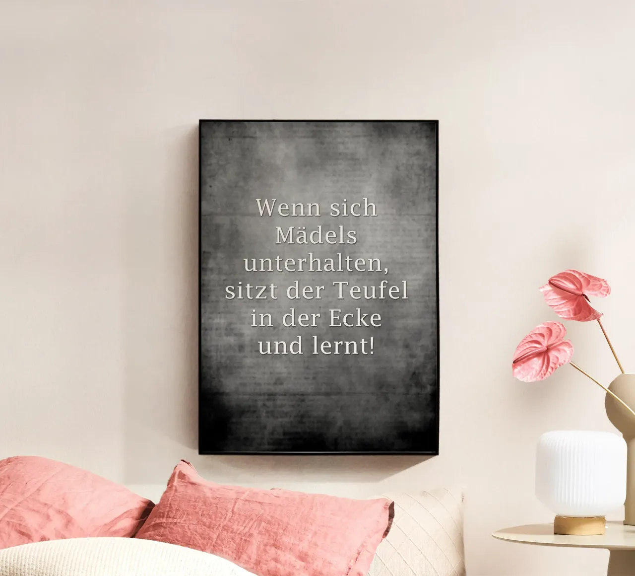 Wenn sich Mädels unterhalten... acrylic glass by anna-liebt