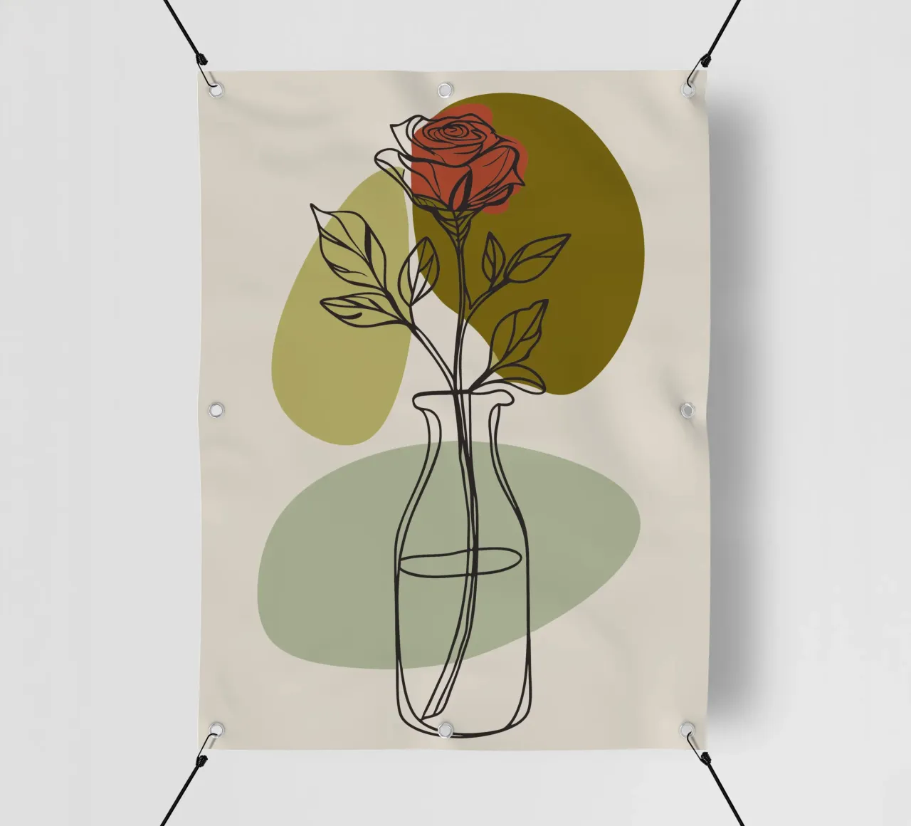Rose minimaliste telo in pvc da RELAXING TOUCH