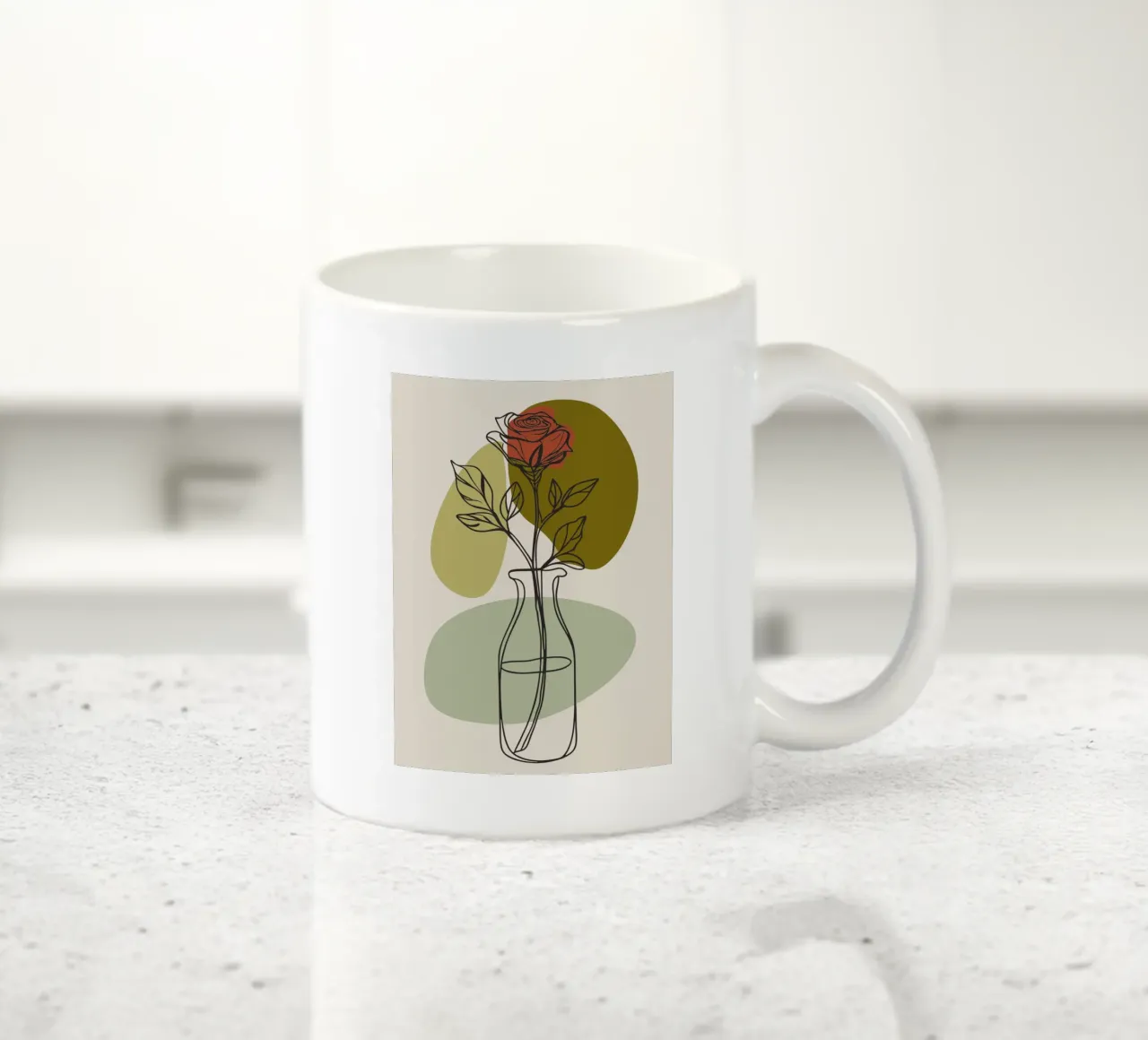 Rose minimaliste tazza in ceramica da RELAXING TOUCH