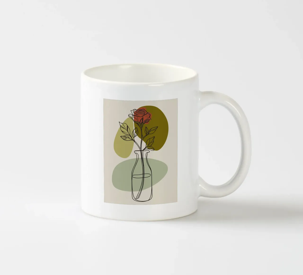 Rose minimaliste tazza in ceramica da RELAXING TOUCH