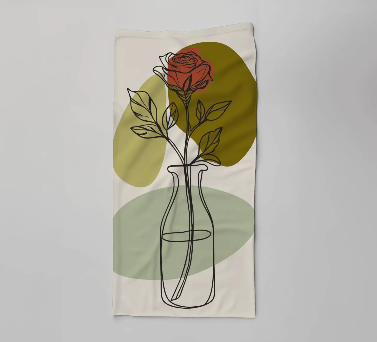 Rose minimaliste asciugamano da bagno da RELAXING TOUCH