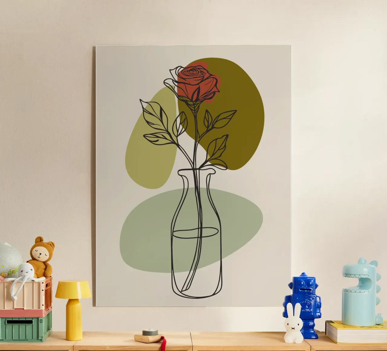 Rose minimaliste plexiglass da RELAXING TOUCH