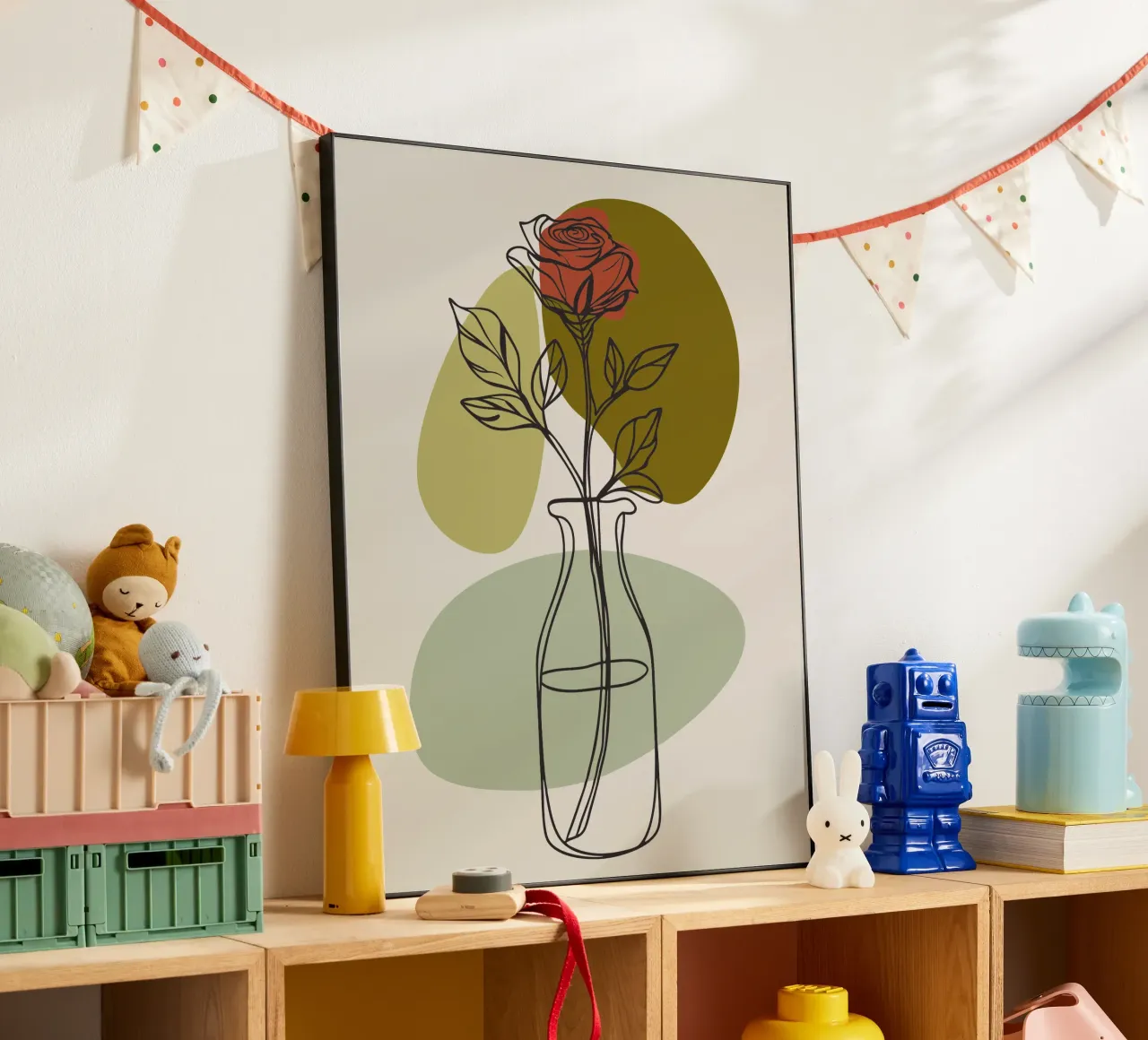 Minimalist Roses alu-dibond by RELAXING TOUCH
