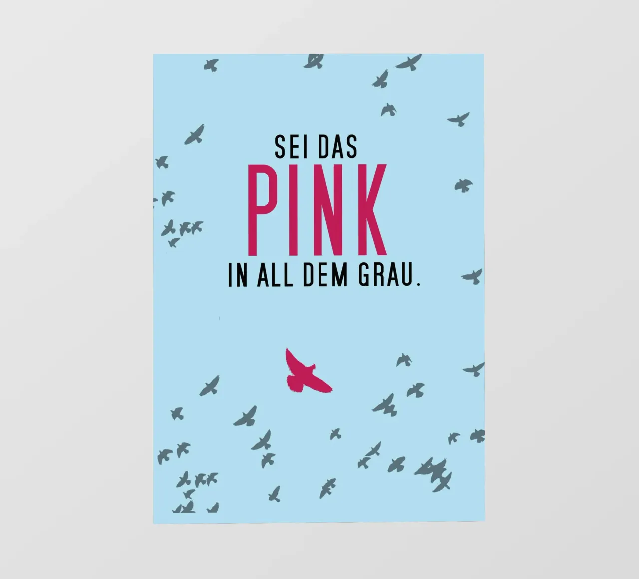 Sei das Pink in all dem Grau pellicola backlit da anna-liebt