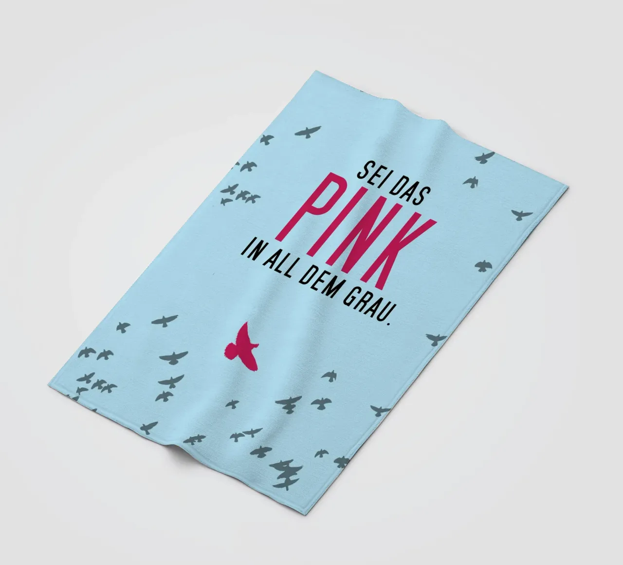 Sei das Pink in all dem Grau coperta in pile da anna-liebt
