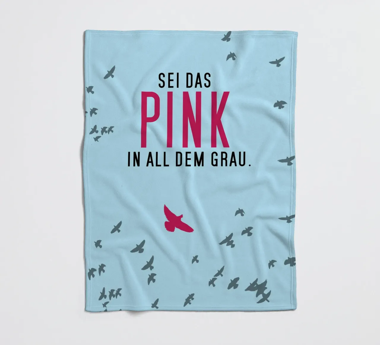 Sei das Pink in all dem Grau coperta in pile da anna-liebt
