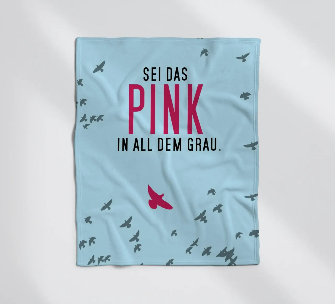 Sei das Pink in all dem Grau coperta in pile da anna-liebt