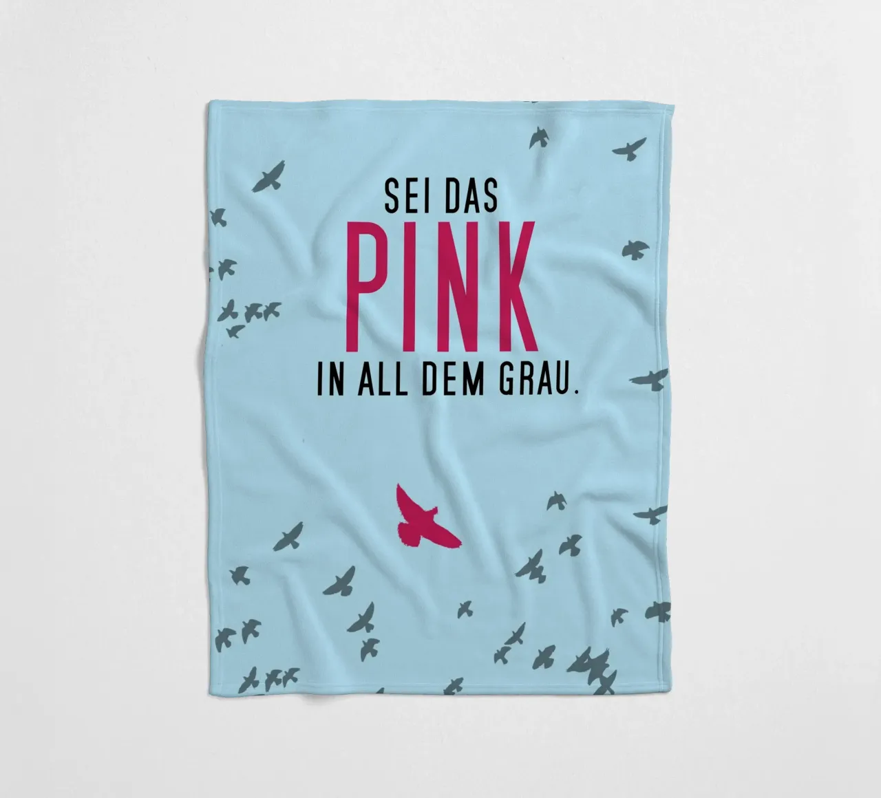 Sei das Pink in all dem Grau coperta in pile da anna-liebt