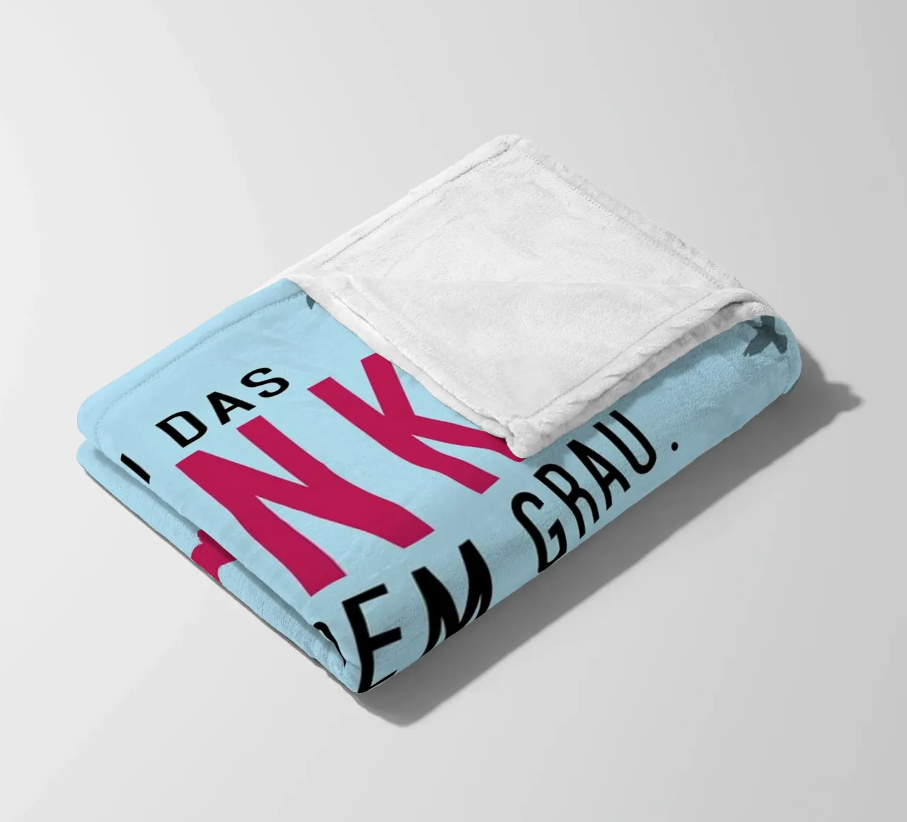 Sei das Pink in all dem Grau coperta in pile da anna-liebt