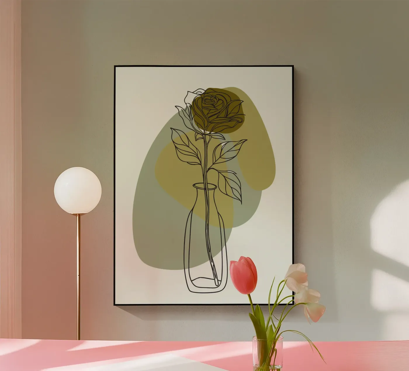 Minimalist Roses plexiglass da RELAXING TOUCH