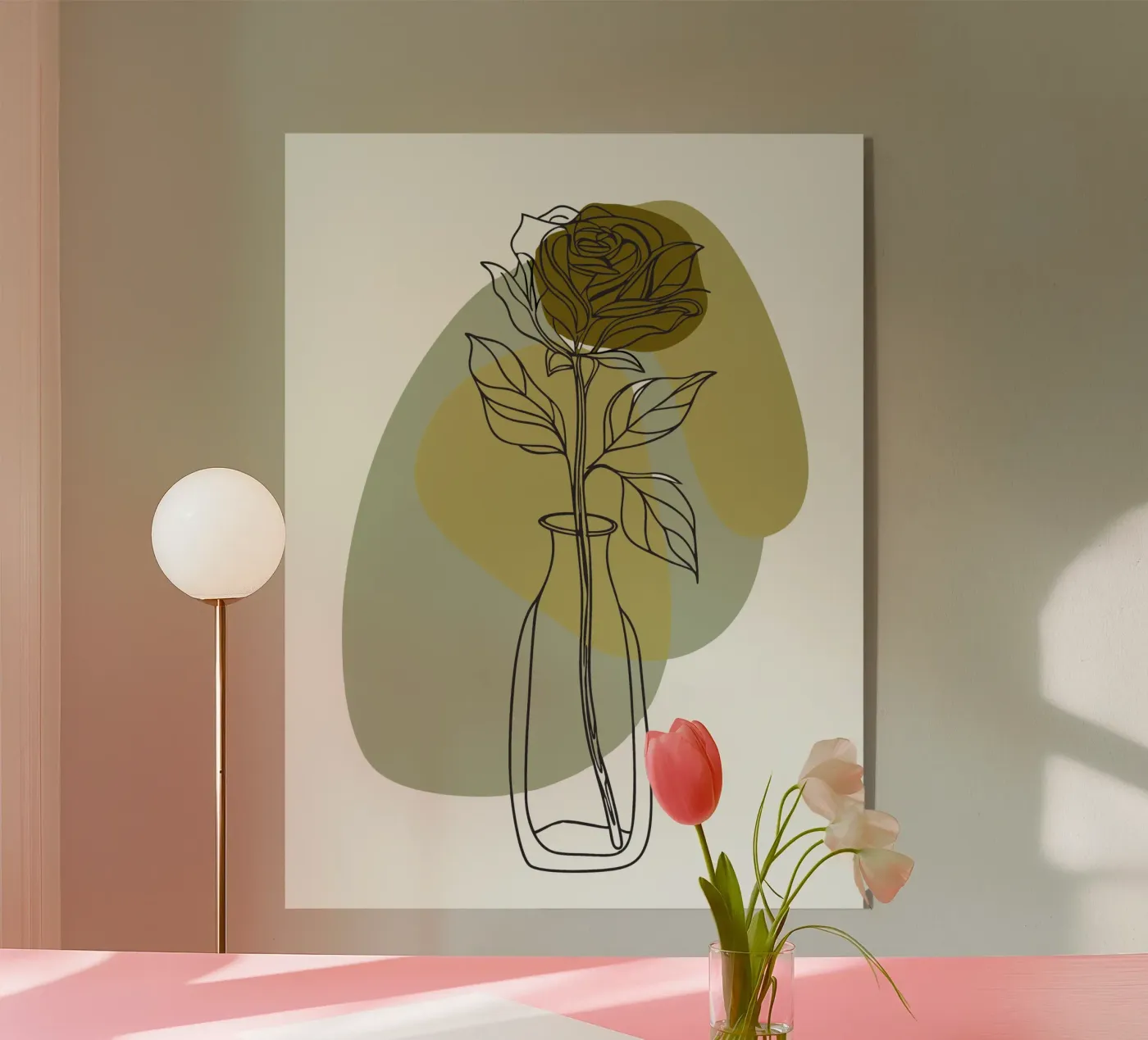 Minimalist Roses plexiglass da RELAXING TOUCH