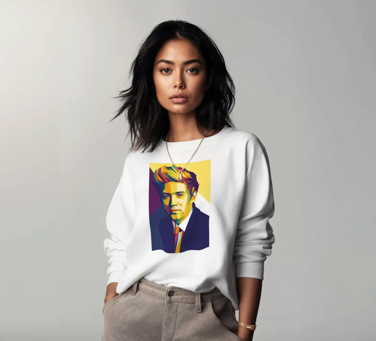 harry styles retro pop art wpap felpa da aiswa