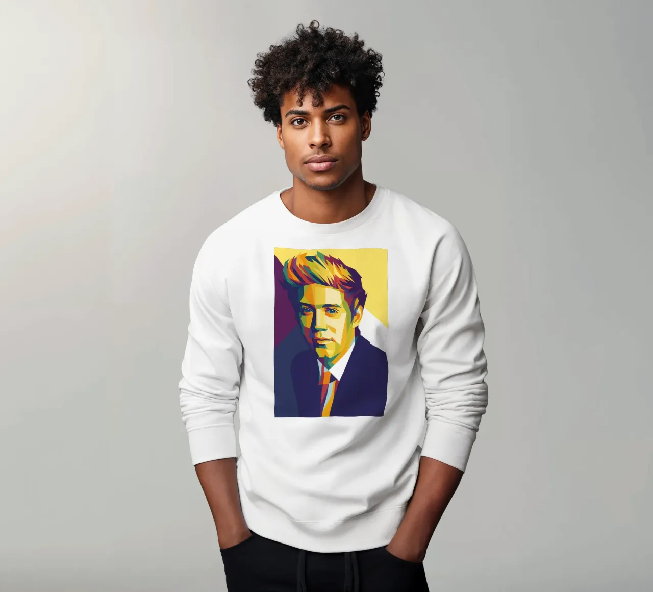 harry styles retro pop art wpap felpa da aiswa