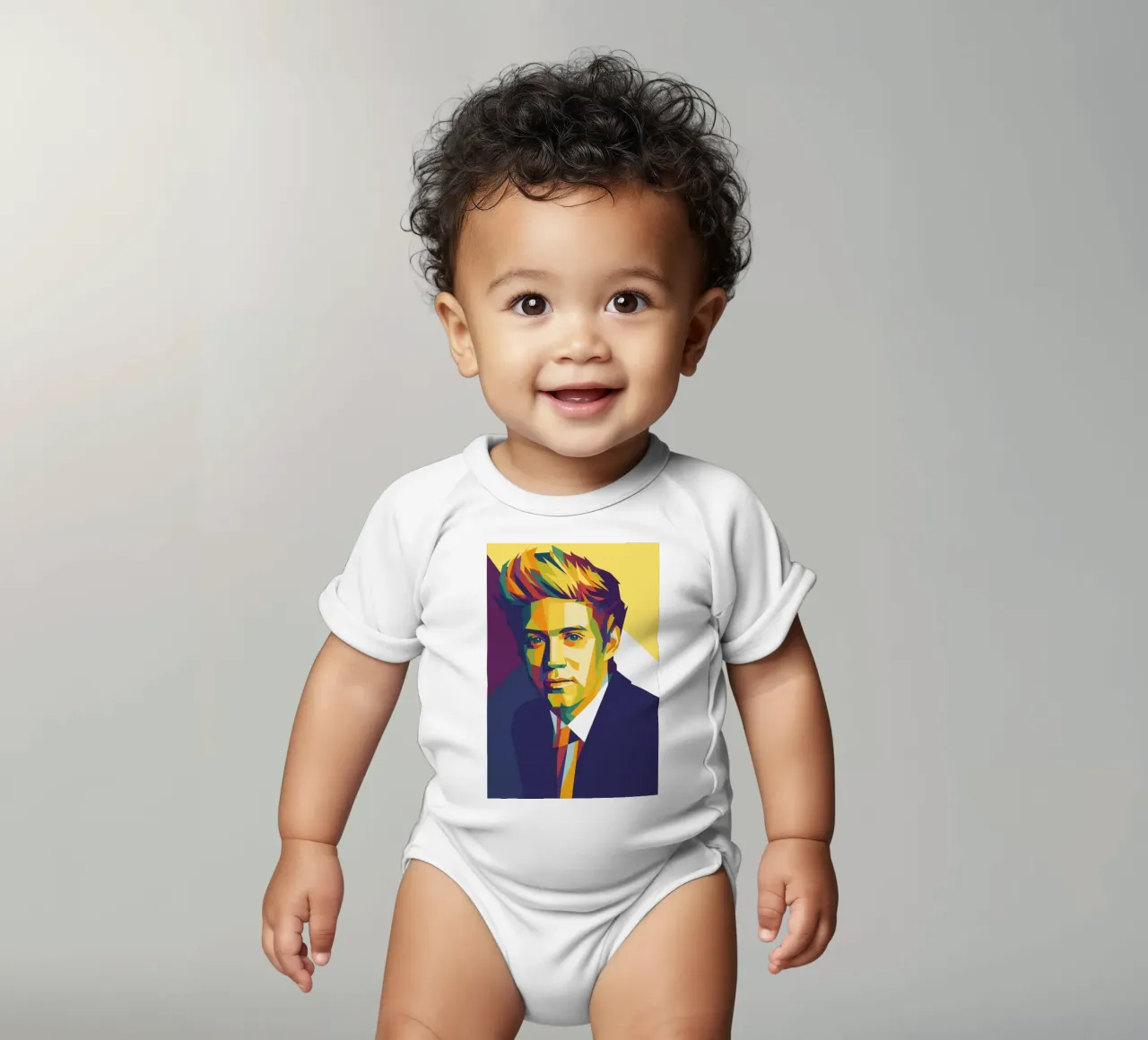 harry styles retro pop art wpap body neonato maniche corte da aiswa