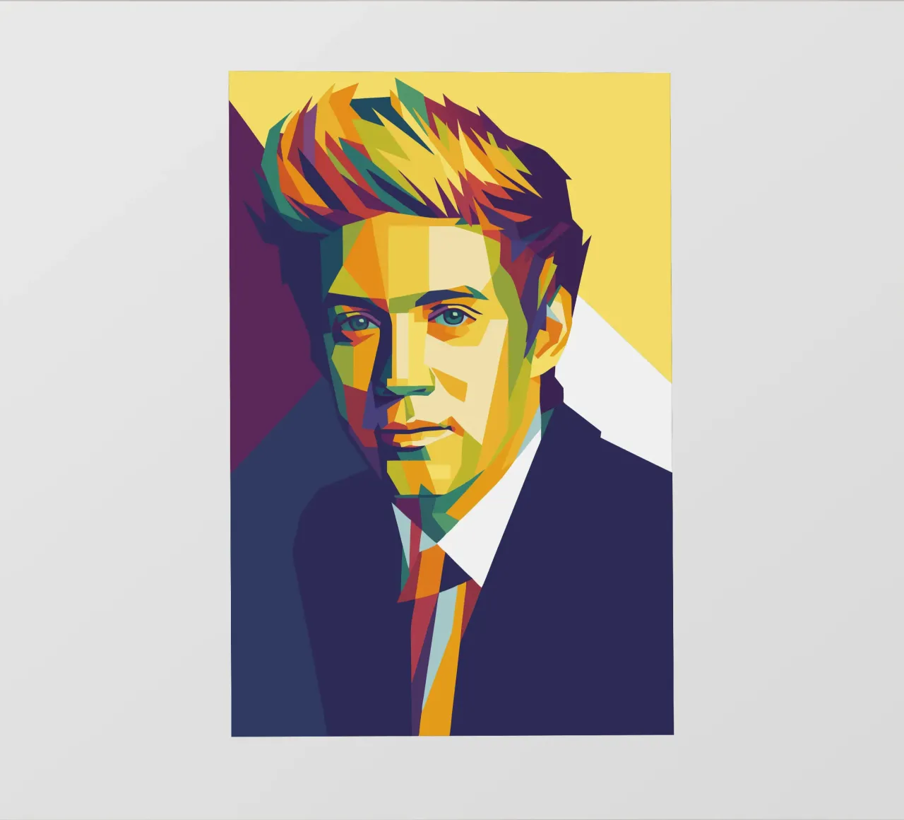 harry styles retro pop art wpap pellicola backlit da aiswa