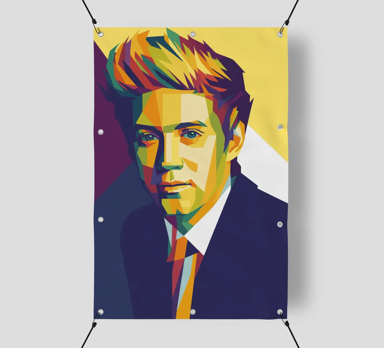 harry styles retro pop art wpap telo in pvc da aiswa