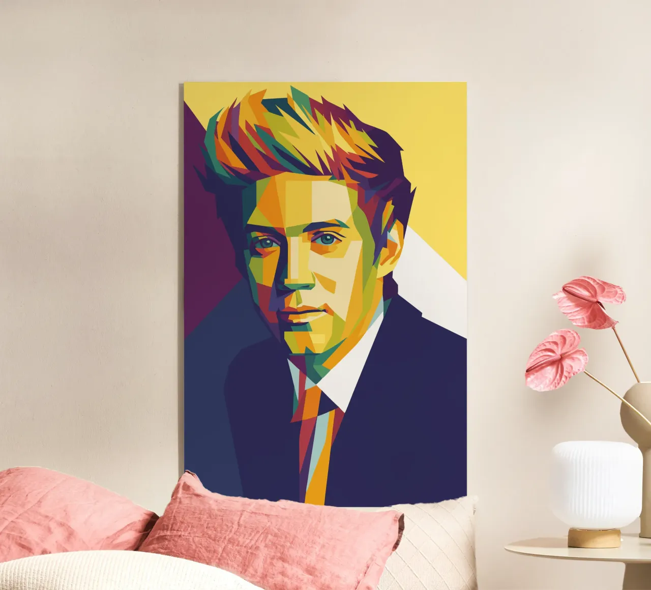 harry styles retro pop art wpap plexiglass da aiswa