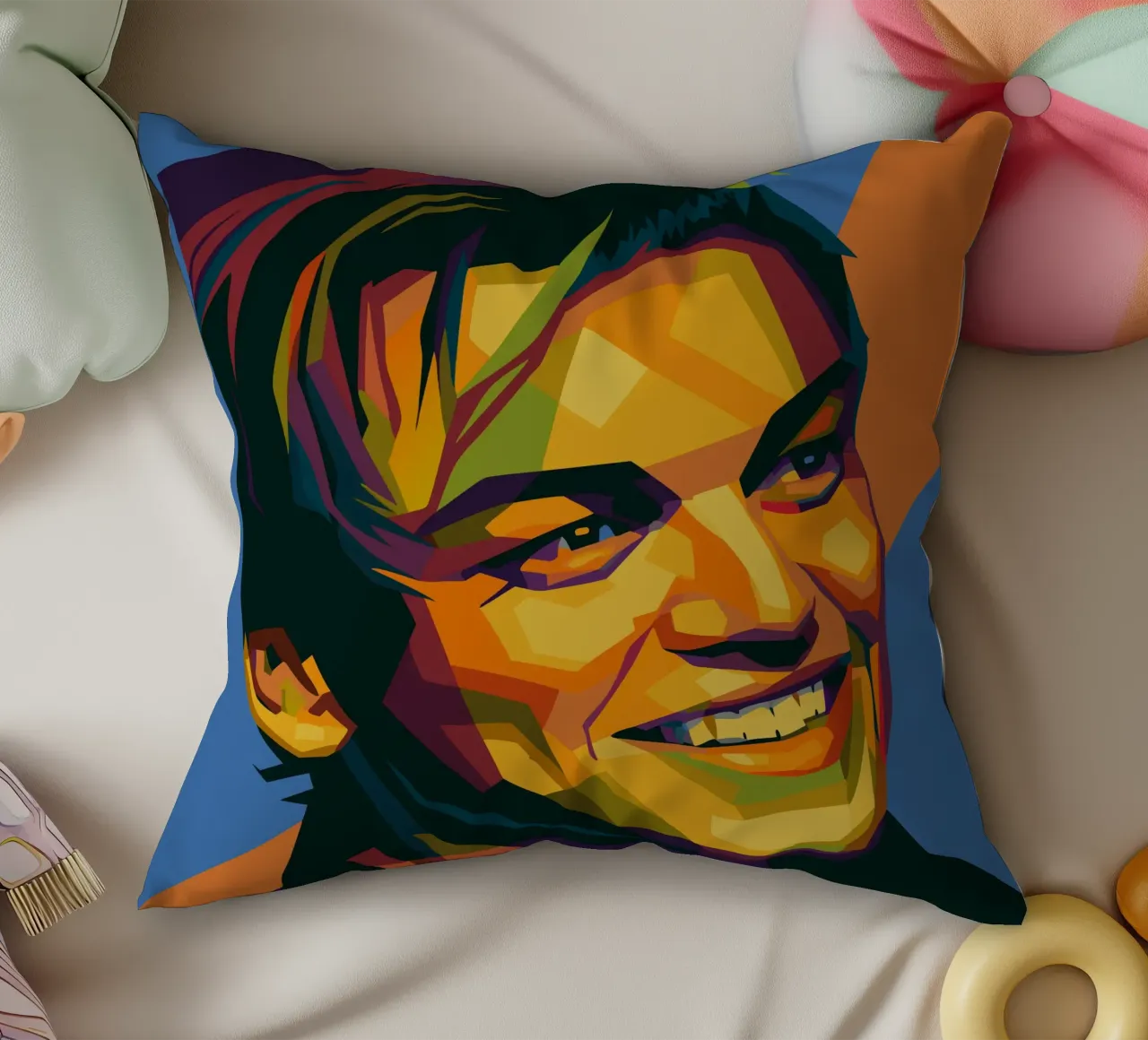 jack dawson retro pop art wpap cuscino da aiswa