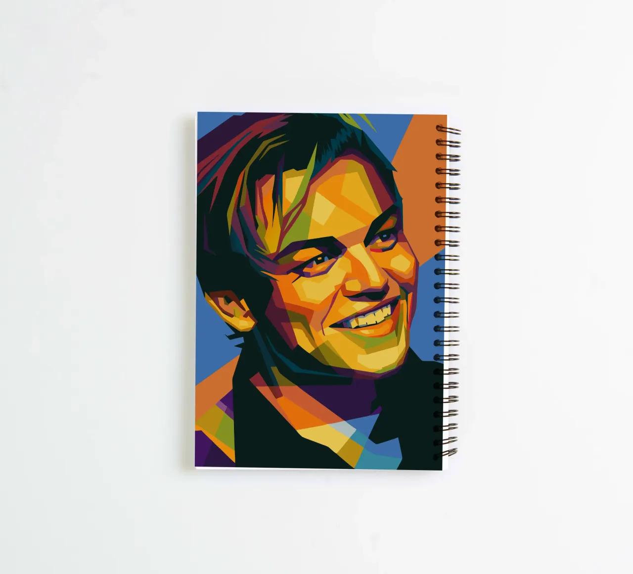 jack dawson retro pop art wpap spiral notebook by aiswa