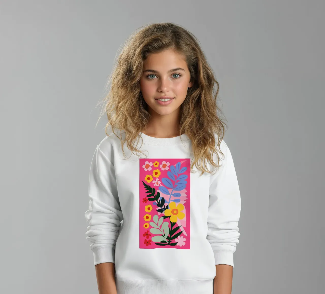Fiori a strisce Candy felpa bambino da Paez Harmony